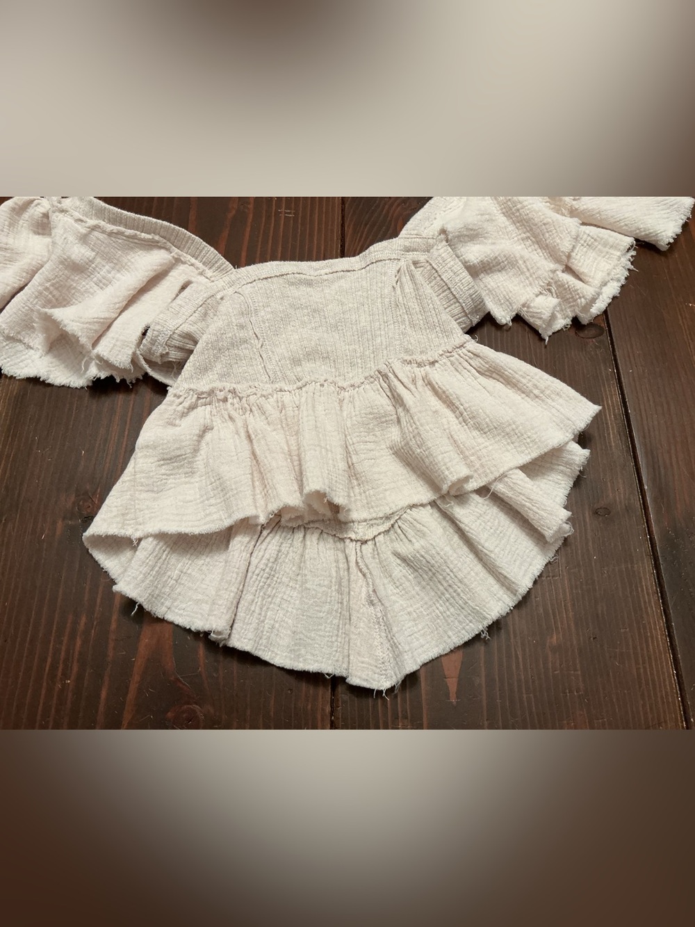 Free People off the shoulder Top - Picture 5 of 12